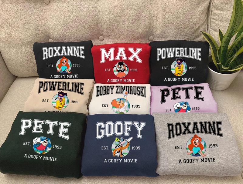 Vintage Goofy Characters SweatShirt, Cartoon Shirt, Family Trip  Matching Shirt, Gift For Fan