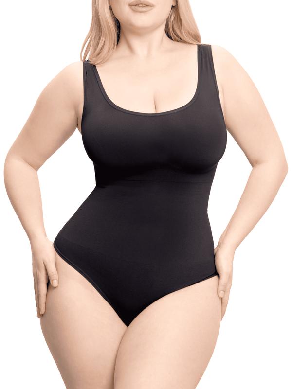 WAISTLINE Sleeveless Bodysuit, Comfort Seamless Tummy Control Shapewear Tank Top Body Suit, Sculpting Snatched Waist Compression Shaper Womenswear