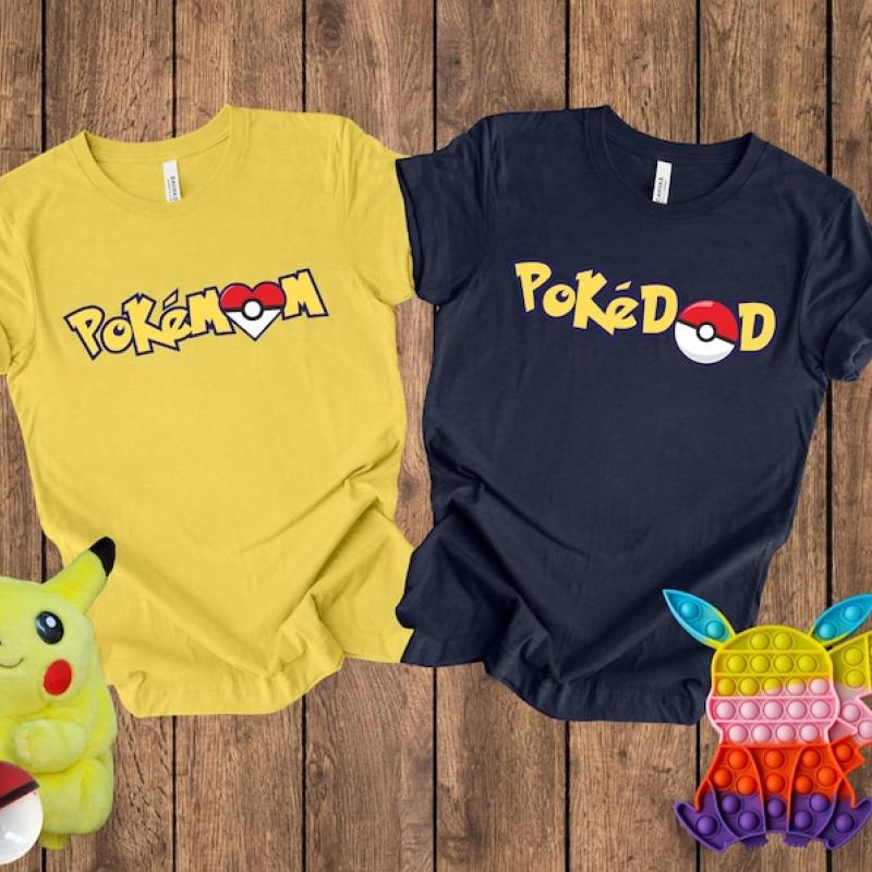 Poke-Family Birthday Shirt, Family Matching Birthday Shirt, Girls Birthday Shirt, Family Birthday Shirts, Birthday Boys, Birthday Gift