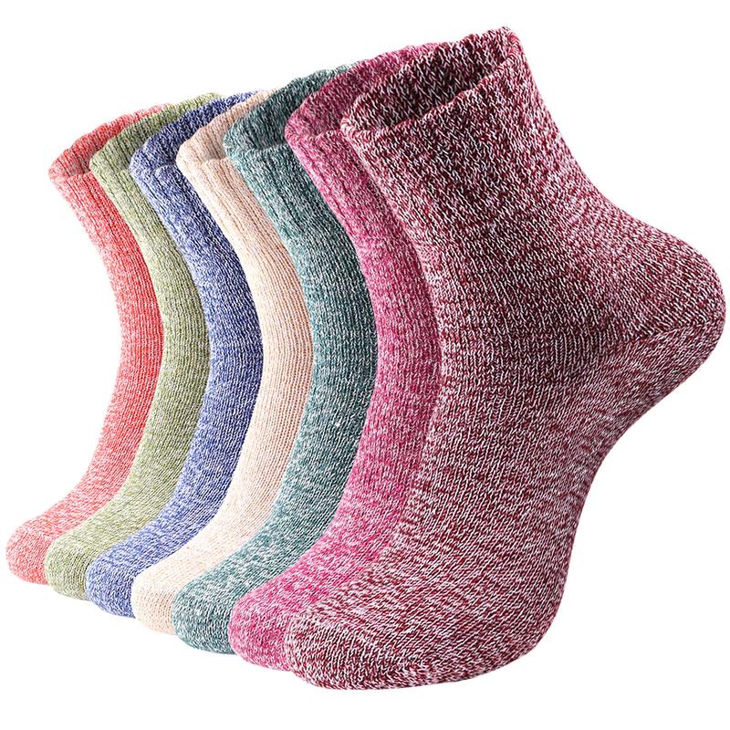 Wool Socks- Thick Soft Wool Socks for Women, Vintage Warm Womens Wool Socks, Winter Warm Boot Socks for Women Men