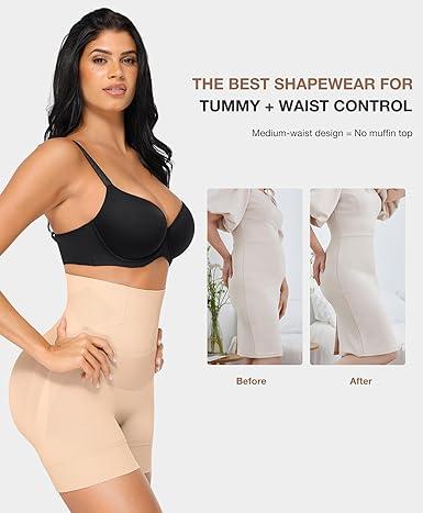 Lover-Beauty Tummy Control Shapewear Shorts for Women Butt Lifter Thigh Slimmer Shapewear Panties Seamless Girdle Shorts