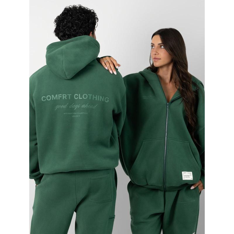 Comfrt | Affirmation Zip Hoodie | For Stress & Anxiety