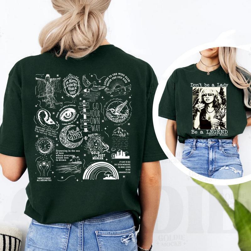 Tracklist Stevie Nicks 2 Sides Newest TShirt - Sweatshirt- Hoodie, Silver Springs Shirt, Gifts For Her