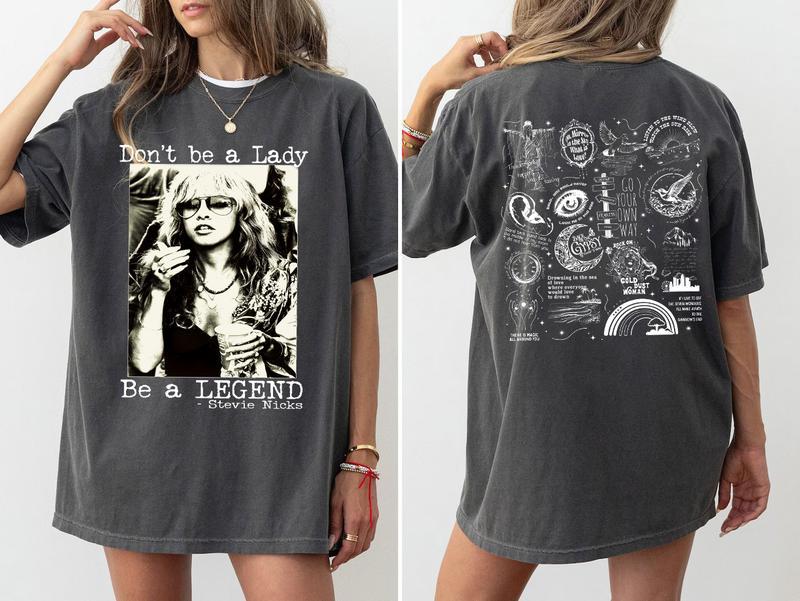 Tracklist Stevie Nicks 2 Sides Newest TShirt - Sweatshirt- Hoodie, Silver Springs Shirt, Gifts For Her