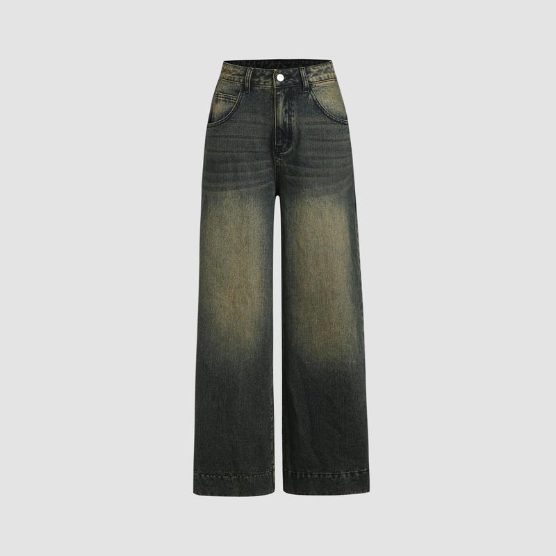 Cider [1 colors, Size 2-26] High Waist Straight Leg Jeans