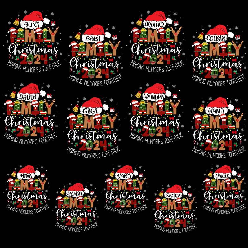 Bundle Custom Christmas Family shirt, Matching Holiday Shirt For Family shirt, Family Christmas shirt, Christmas 2024 shirt Bundle, Digital File C4712