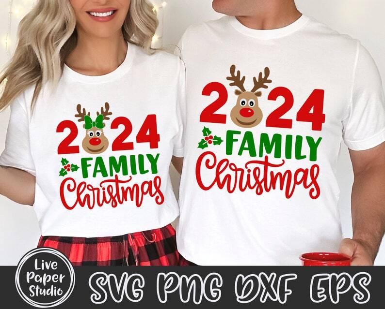 Family Christmas 2024 , Family Christmas , Matching Family Christmas Shirts, Merry Christmas, Reindeer, Gift for Family