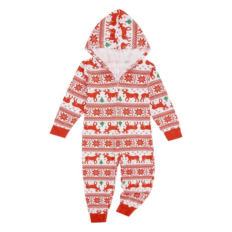 Matching Christmas Onesies for Family Pajamas Sets Xmas Jumpsuit for Women Men Couples Kids