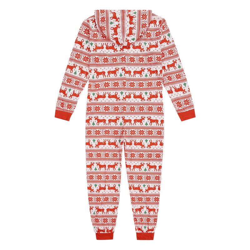 Matching Christmas Onesies for Family Pajamas Sets Xmas Jumpsuit for Women Men Couples Kids