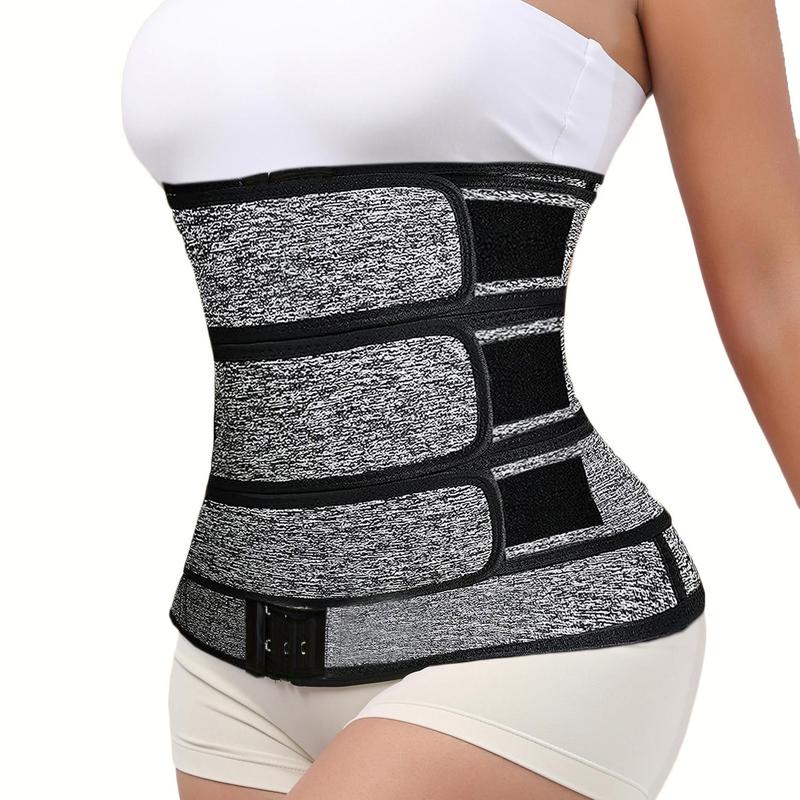 Double Layer Waist Trainer, Adjustable Velcro Waist Cincher, Tummy Control Shaper, Waist Trainer for Women, Sports & Outdoor Clothing Accessories