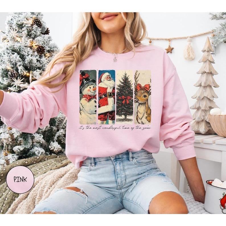 It's The Most Wonderful Time Of The Year Sweatshirt Hoodie, Cute Santa Tee, Christmas Family Shirt, Family Holiday Shirt, Xmas Gingerbread