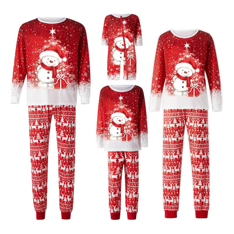 Calsunbaby Matching Christmas Pjs for Family Pajamas Matching Sets Christmas Pajamas Holiday Xmas Jammies Sleepwear