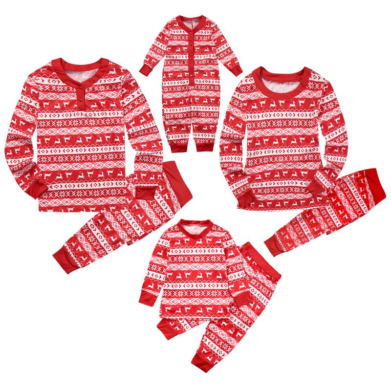 2024 Xmas Matching Family 2 S Pajamas Set, Cute Patterns Family Collection Sleepwear, Christmas Sleepwear Nightwear Long Pajamas Mom Dad Kids Baby Women Pants