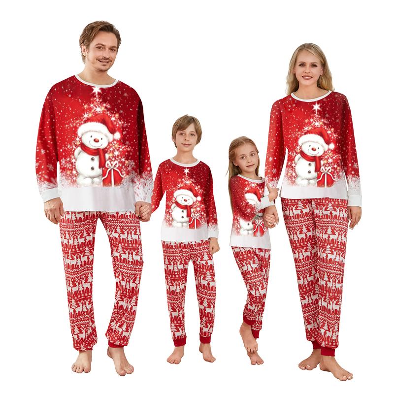 Calsunbaby Matching Christmas Pjs for Family Pajamas Matching Sets Christmas Pajamas Holiday Xmas Jammies Sleepwear