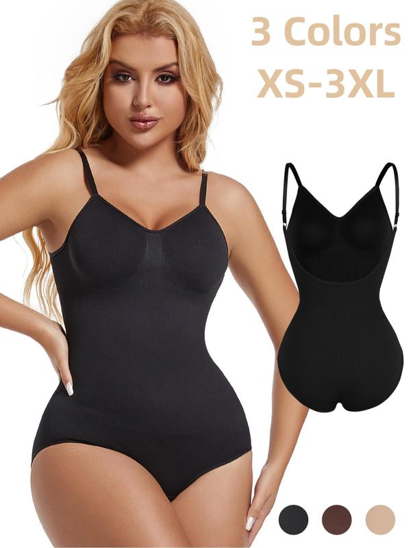 Women's Backless Shapewear Bodysuit, High Stretch Seamless Tummy Control Shaper, Tummy Tuck Corset Bodysuit for Daily Wear, Ladies Shapewear for All Seasons, Bodysuits for Women, Tummy Control Bodysuit