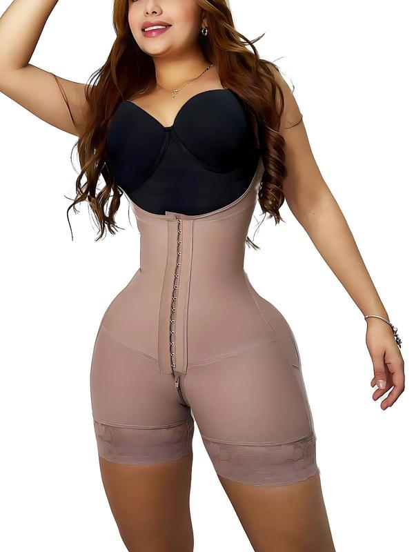 SHAPEASY Open Bust Shapewear for Women Fajas Colombianas Full Body BBL Corset Bodysuit Garment