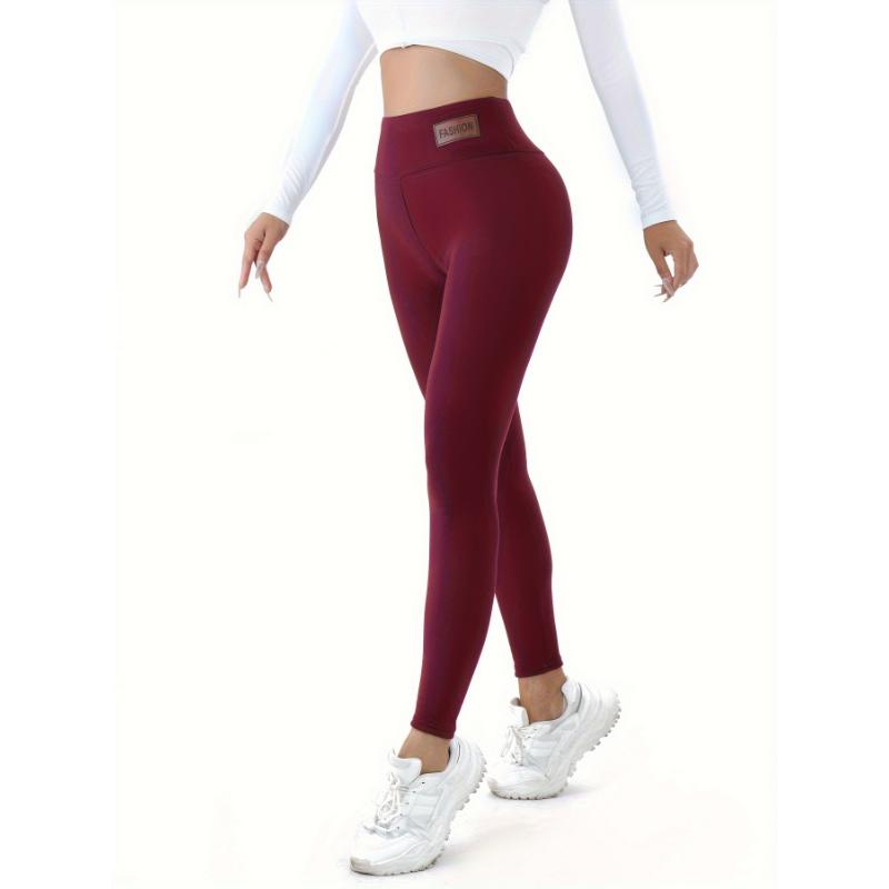 Women's Cozy Fleece-Lined High-Elasticity Leggings - Warm, Stretchy Activewear for Fall & Winter