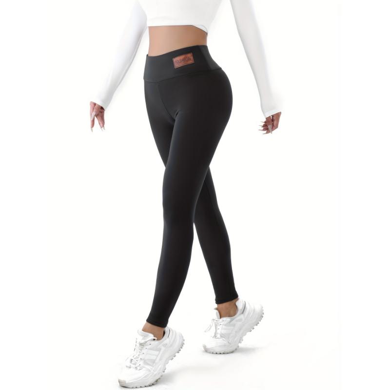 Women's Cozy Fleece-Lined High-Elasticity Leggings - Warm, Stretchy Activewear for Fall & Winter