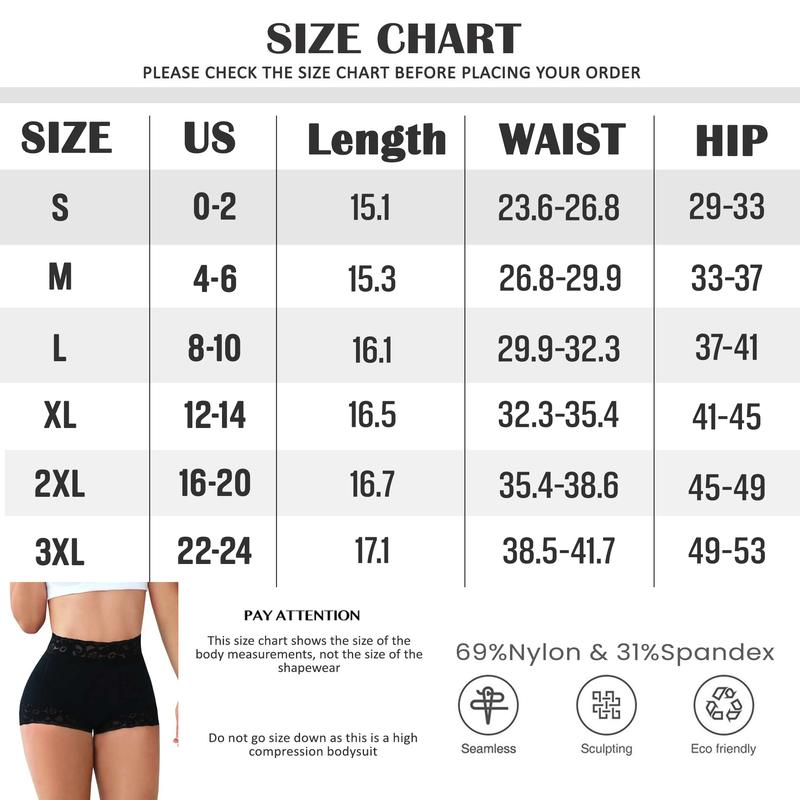 Soo Slick Shaper Panty for Women – Women's High-Compression Shaping Panty with Lace Design, Butt Lifting Effect, and Anti-Slip Silicone. Available in Black, Sizes S-3XL. Breathable Nylon