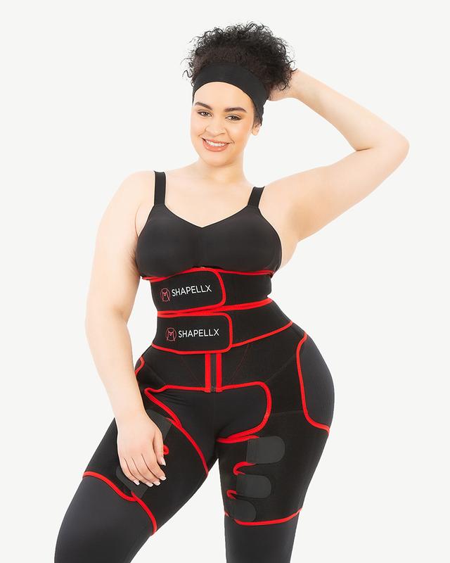 Shapellx NeoSweat 3-In-1 Waist and Thigh Trimmer Butt Lifter