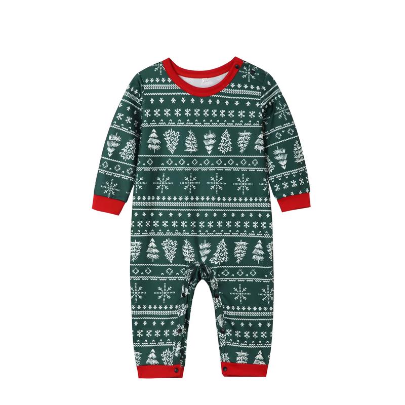 2023 Christmas Family Matching Pajamas Mother Daughter Father Son Family Look Outfit Baby Girl Rompers Sleepwear Pyjamas afairytale