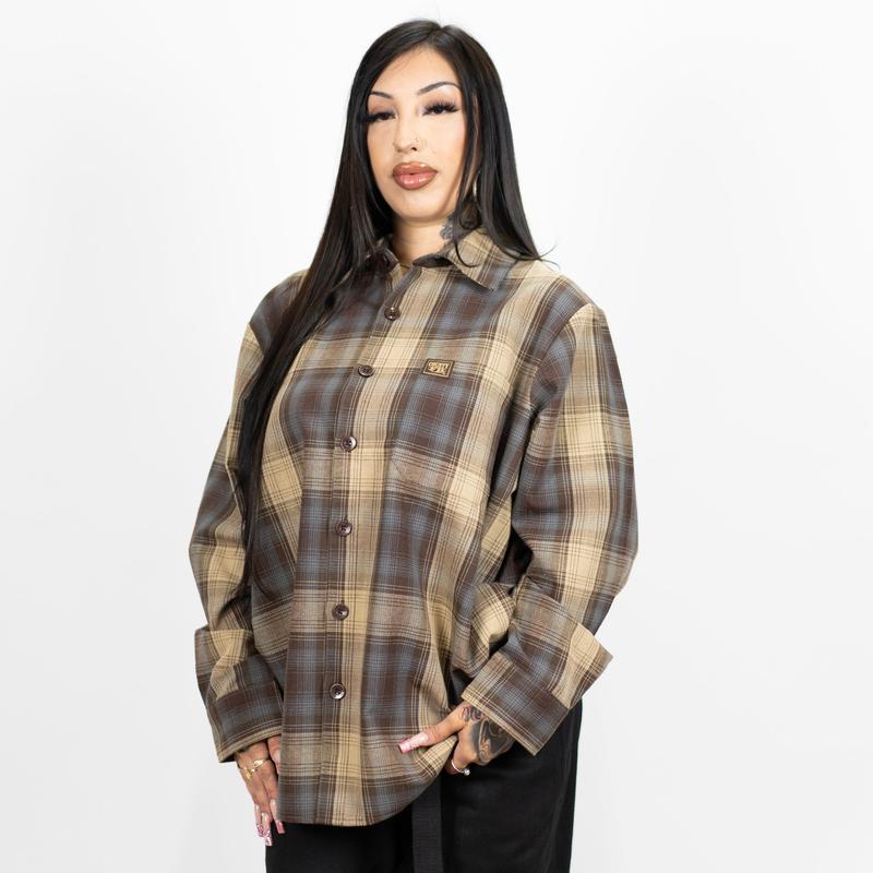 FB County Long Sleeve Checker Flannel Shirt