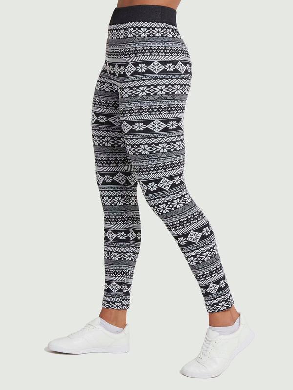 Women's Fleece-Lined Thermal Leggings for Ultimate Warmth & Comfort - Ideal for Winter Outdoor Activities - Womenswear, Bottom