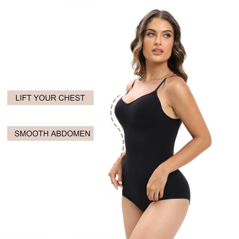 SHAPERX Bodysuit for Women Tummy Control Shapewear Seamless Sculpting Briefs Style Womenswear Underwear