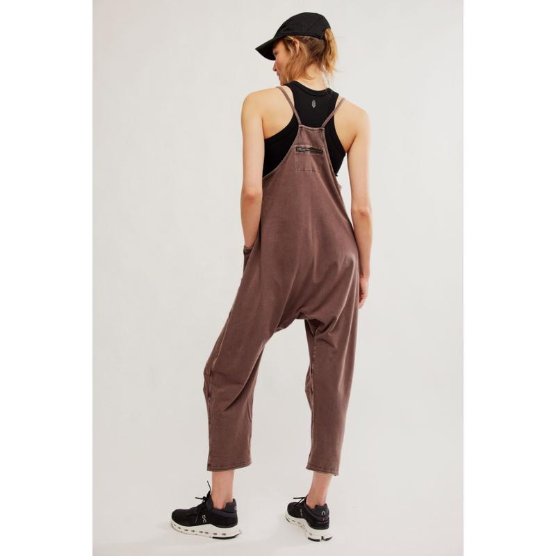 Free People: Hot Shot Onesie - Dark Espresso