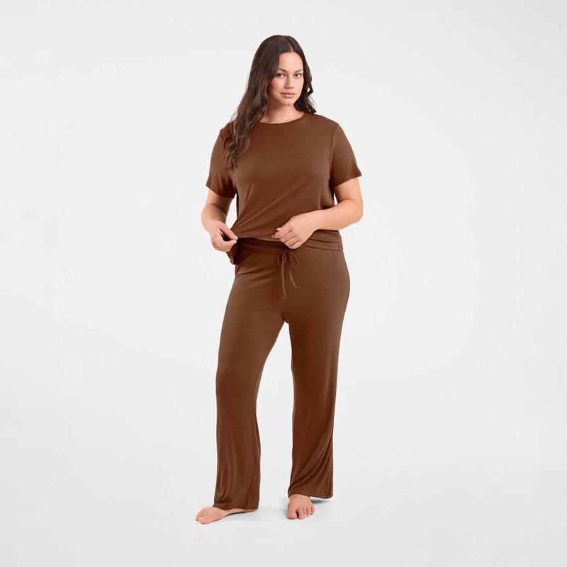 Ribbed Pajama Set